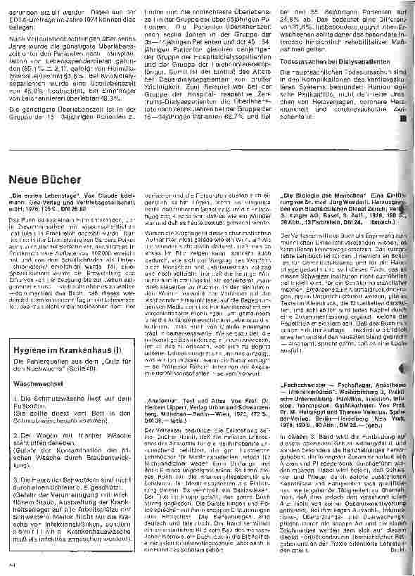 Vorschauseite 3: Themen der Rehabilitation 1. Folge: Zur Rehabilitation chronisch Niereninsuffizienter
