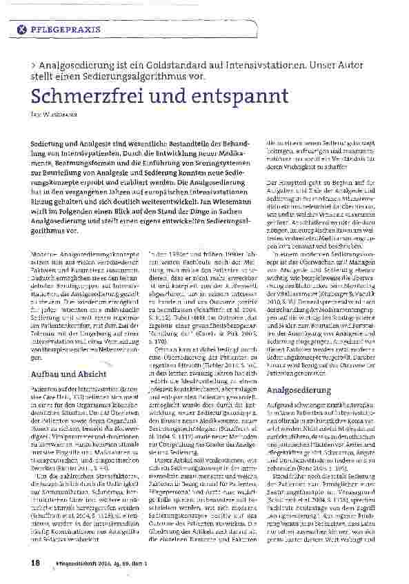 Vorschauseite 1: Schmerzfrei und entspannt