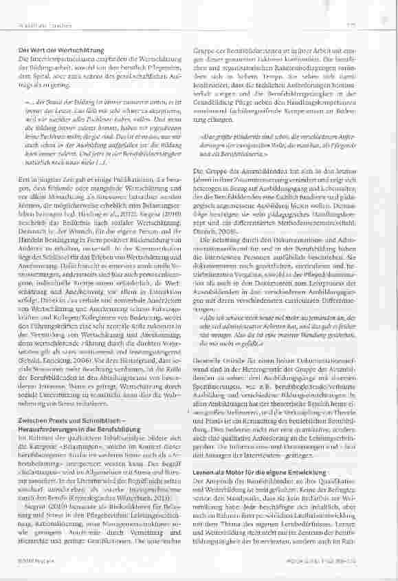 Vorschauseite 5: Das Erleben der Berufsbildenden in der Praxis