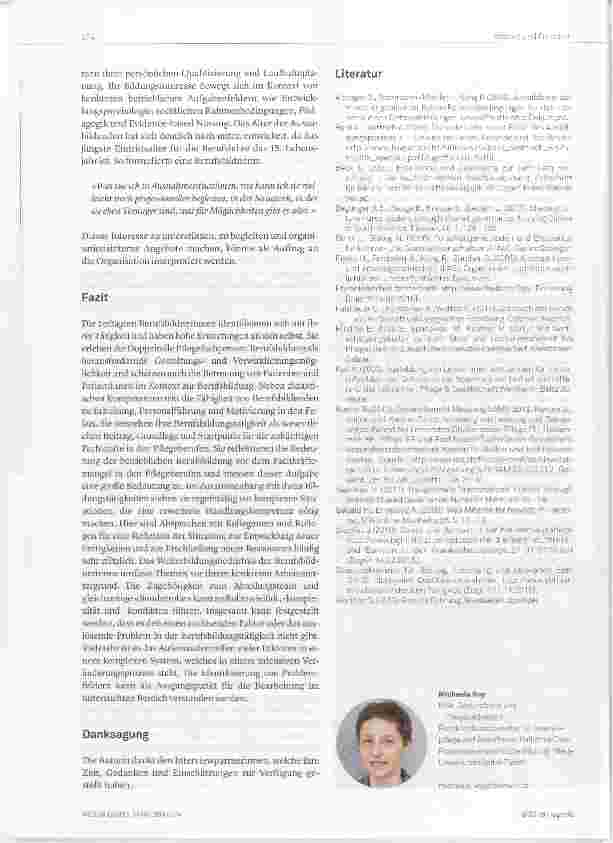 Vorschauseite 6: Das Erleben der Berufsbildenden in der Praxis