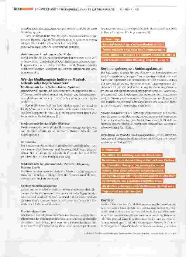 Vorschauseite 6: Medikamente im Kontext der Manuellen Therapie