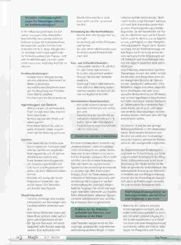 Vorschauseite 3: Ernährungsempfehlungen für Träger einer Neostomie bei onkologischen Erkrankungendes Dickdarms
