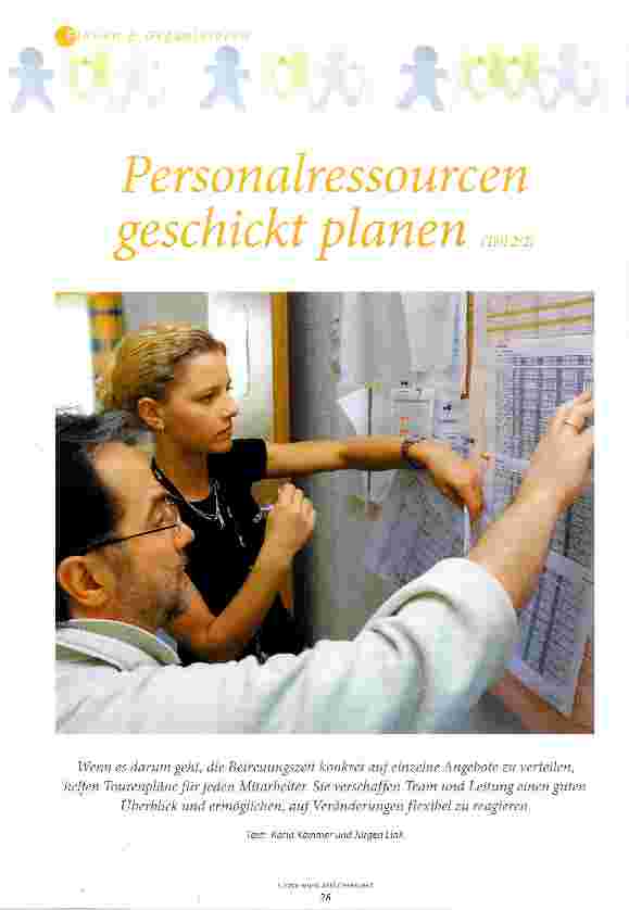 Vorschauseite 1: Personalressourcen geschickt planen (Teil 2/2)