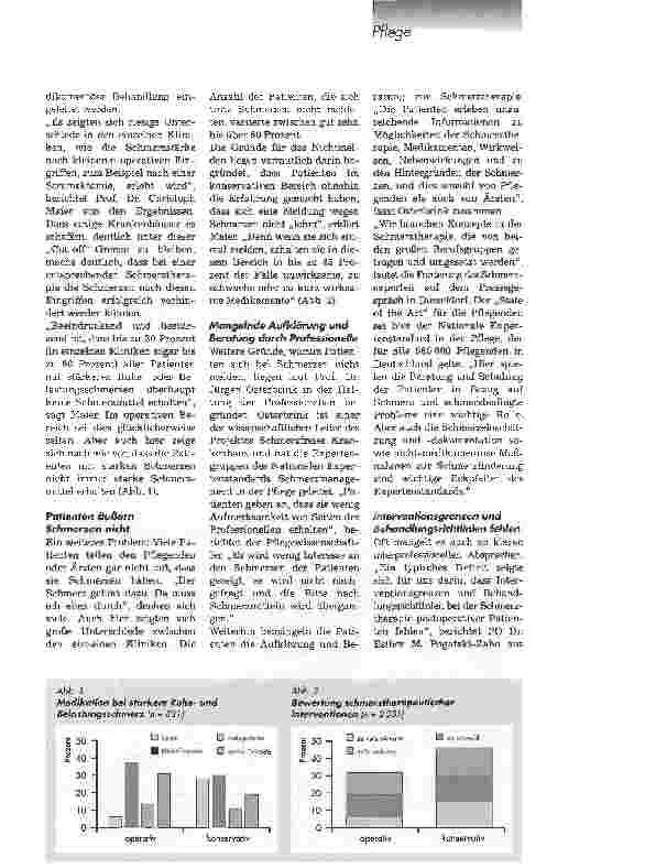 Vorschauseite 2: Den Schmerz fest im GriffZwei Jahre Schmerzfreies Krankenhaus: vom Pilotprojekt zum Qualitätssiegel