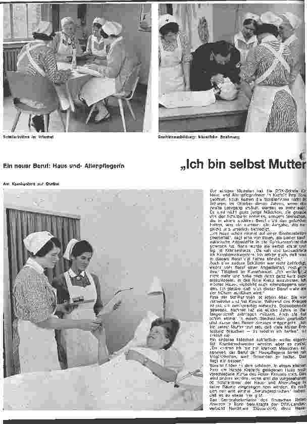 Vorschauseite 1: Ein neuer Beruf: Hausund Altenpflegerin Ich bin selbst Mutter und sah, daß viele Mütter Entlastung brauchten