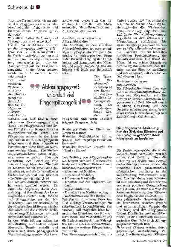 Vorschauseite 4: Bundesweiter Qualitätsstandard für den Unterricht der Psychiatrischen Weiterbildungsstätten Entwurf eines Rahmenlehrplans zum theoretisch/praktischen Unterricht der zweijährigen W…