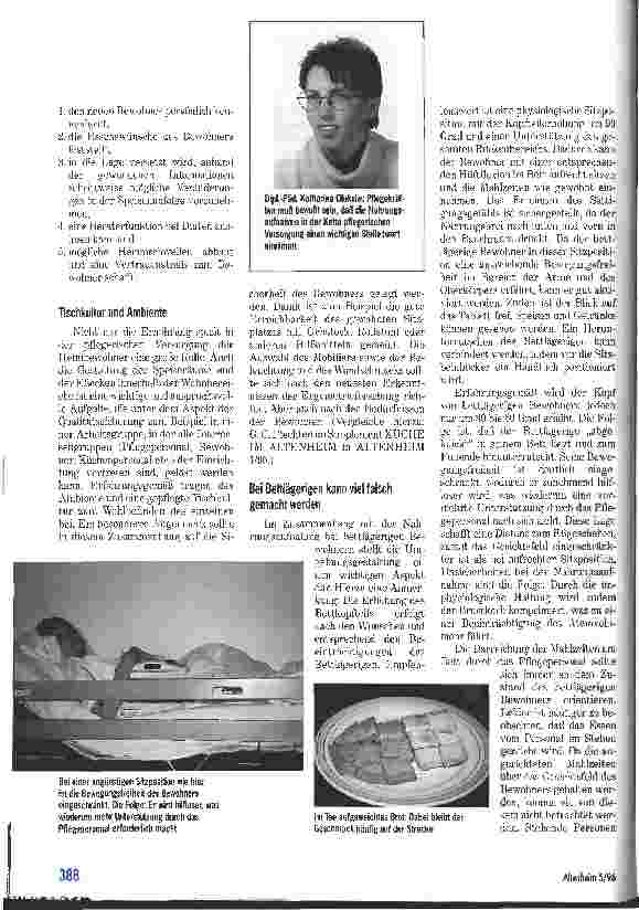 Vorschauseite 3: Essen reichen - eine pflegerische Aufgabe