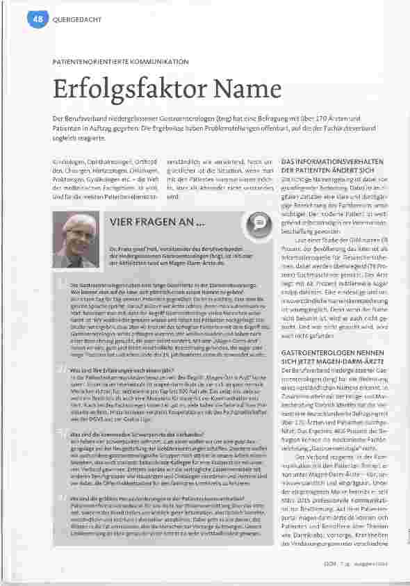 Vorschauseite 1: Erfolgsfaktor Name
