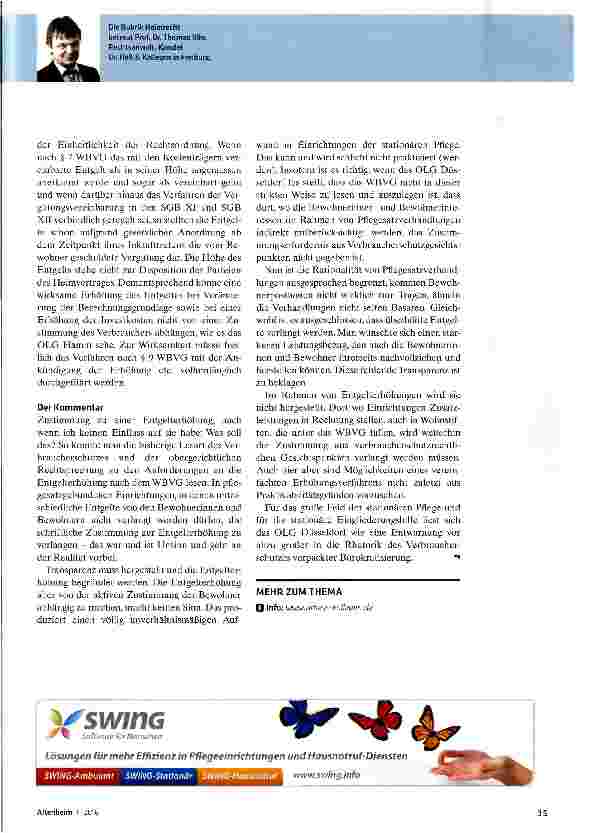 Vorschauseite 2: Entgelterhöhung durch einseitige Erklärung doch möglich?