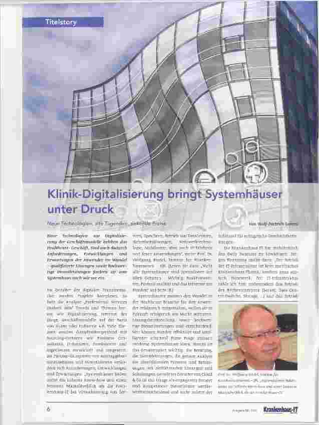 Vorschauseite 1: Klinik-Digitalisierung bringt Systemhäuser unter Druck