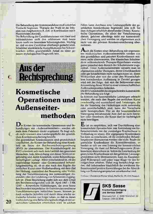 Vorschauseite 4: Klinik und Therapie der Candidose