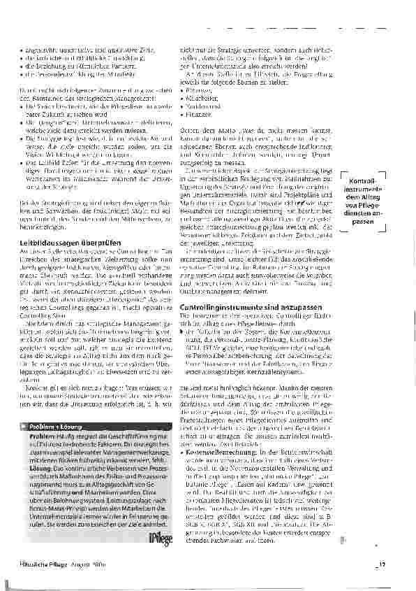 Vorschauseite 2: Erfolgreich ist Unternehmensführung, die die wichtigsten Managementwerkzeuge verzahnt Ziele setzen - und erreichen