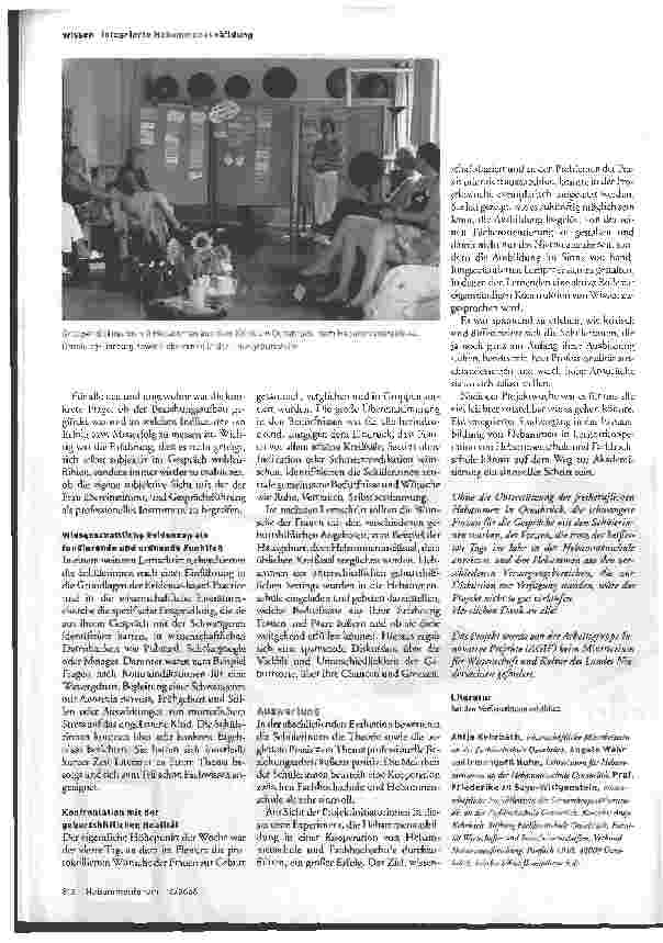Vorschauseite 4: Wissenschaft und Praxis wie es gehen könnte