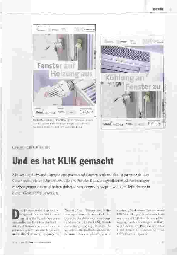 Vorschauseite 1: Und es hat KLIK gemacht