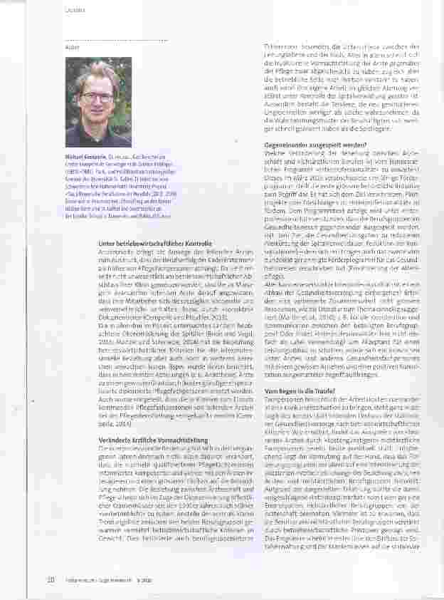 Vorschauseite 2: Wem dient «Interprofessionalität»?