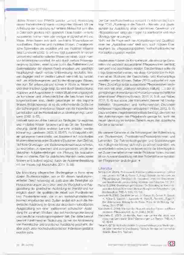 Vorschauseite 2: Die Überführung der Pflegeausbildung in den tertiären Bereich - Anforderungen und Herausforderungen