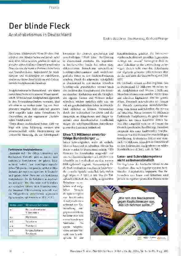 Vorschauseite 1: Der blinde Fleck