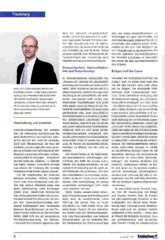 Vorschauseite 3: Klinikinformation ist mehr als Entertainment
