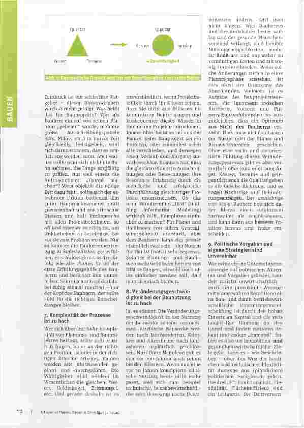 Vorschauseite 4: Vom Magischen Dreieck zur runden Sache