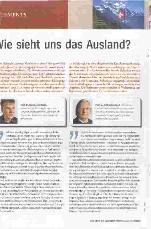Vorschauseite 1: Wie sieht uns das Ausland?
