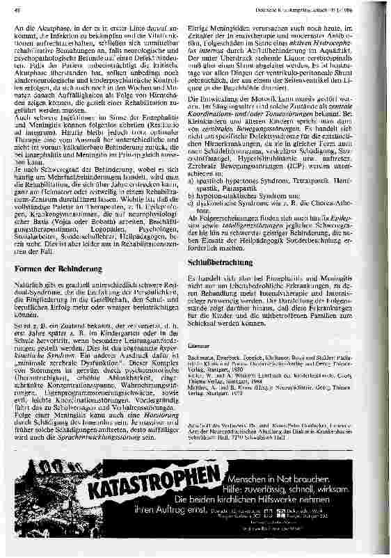 Vorschauseite 3: Enzephalitis und Meningitis im Kindesalter Neurologische und psychopathologische Aspekte