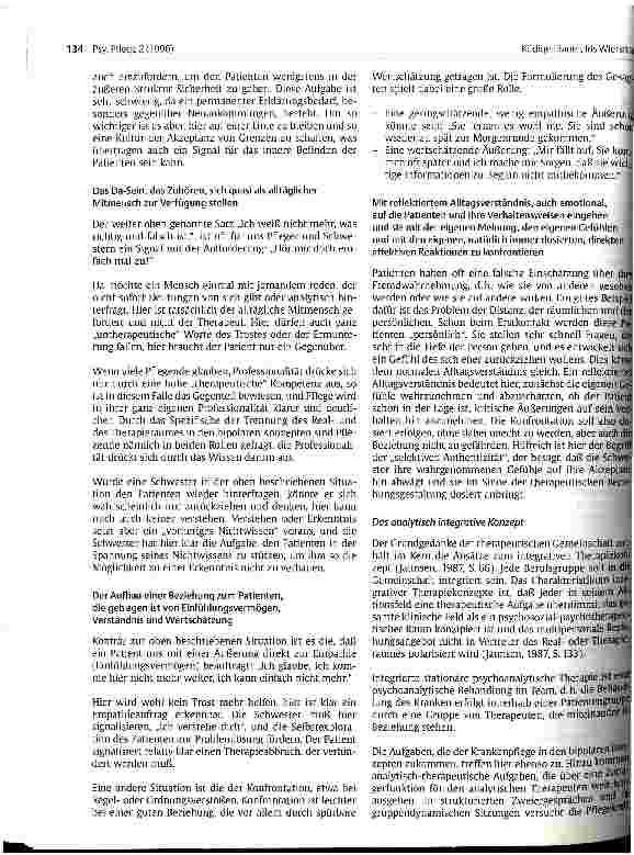 Vorschauseite 2: Zur Identität von Pflegekräften in der Psychosomatik