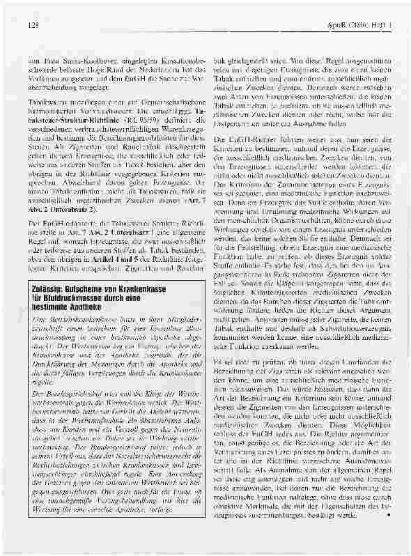 Vorschauseite 2: EuGH: Kräuterzigaretten zur Raucherentwöhnung unterliegen der Verbrauchsteuer