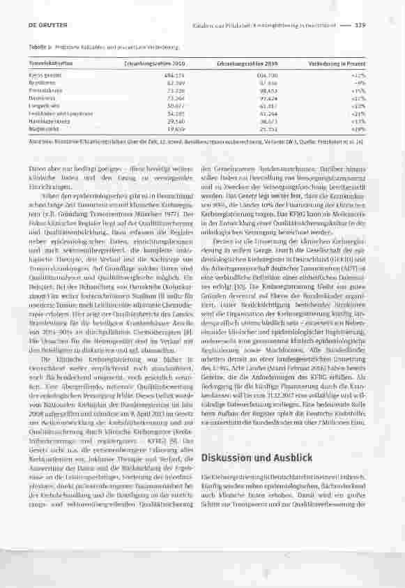 Vorschauseite 3: Krebsregistrierung in Deutschland