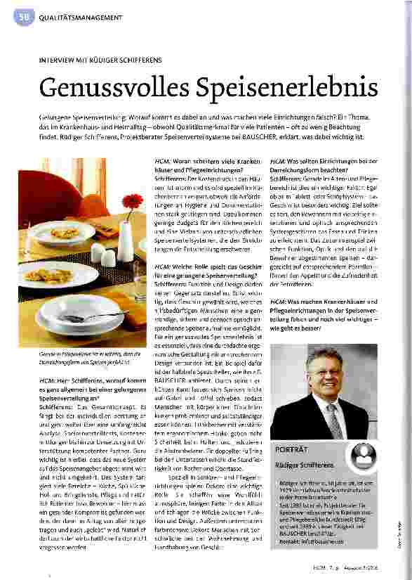 Vorschauseite 1: Genussvolles Speisenerlebnis