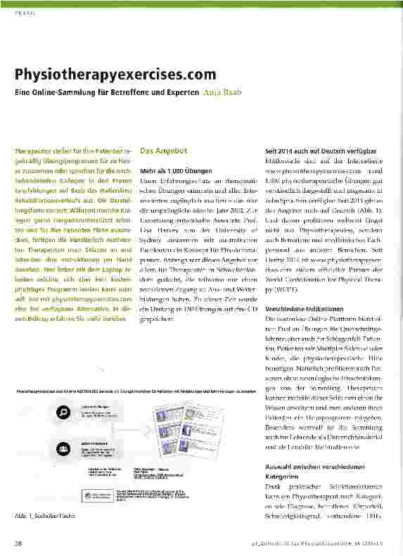 Vorschauseite 1: Physiotherapyexercises.com