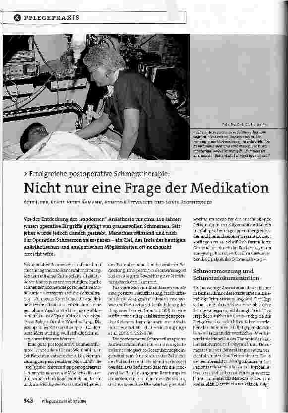 Vorschauseite 1: Nicht nur eine Frage der Medikation