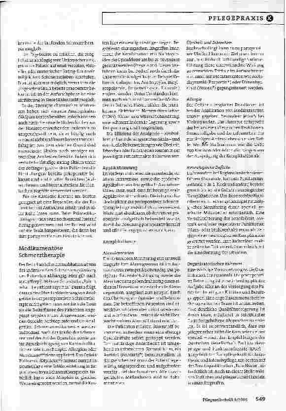 Vorschauseite 2: Nicht nur eine Frage der Medikation