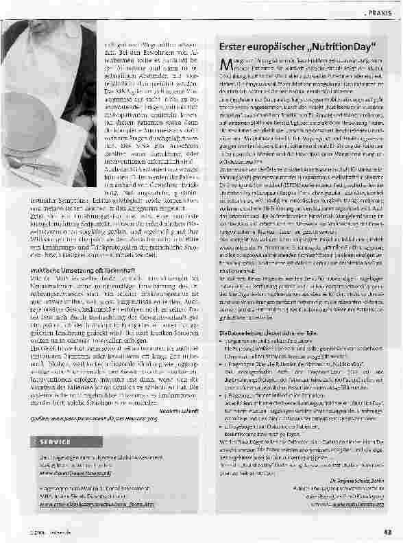 Vorschauseite 2: Fehler in der AltenpflegeSchmale Kost im Pflegeheim