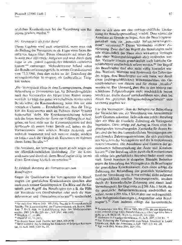 Vorschauseite 6: Vertragsärzte und Apotheker als Straftäter? - eine strafrechtliche Bewertung des Pharma-Marketings