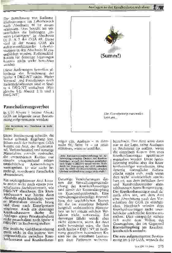 Vorschauseite 2: Auslagen in der Krankenhausambulanz