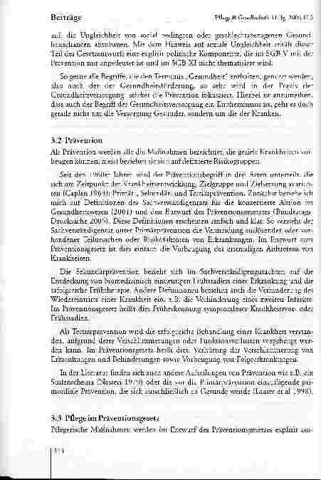Vorschauseite 5: Prävention und Gesundheitsförderung als Konzepte der Pflege