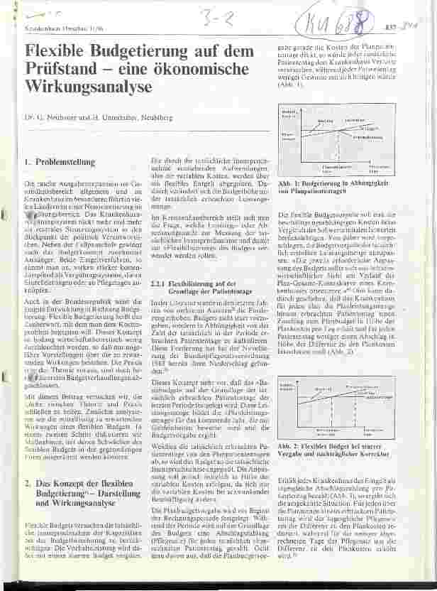 Vorschauseite 1: Flexible Budgetierung auf dem Prüfstand - eine ökonomische Wirkungsanalyse