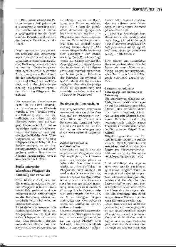 Vorschauseite 2: Zwischen Nähe und Distanz
