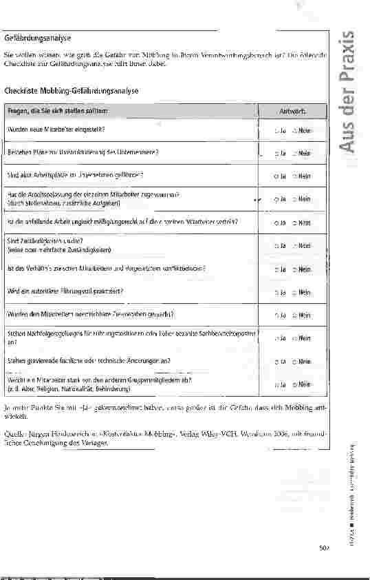 Vorschauseite 6: Kostenfaktor Mobbing