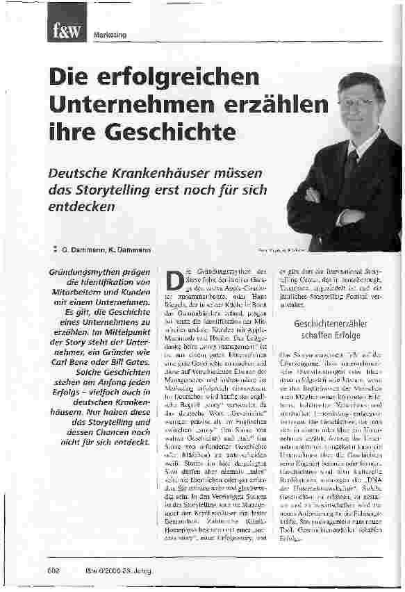 Vorschauseite 1: Die erfolgreichen Unternehmen erzählen ihre Geschichte