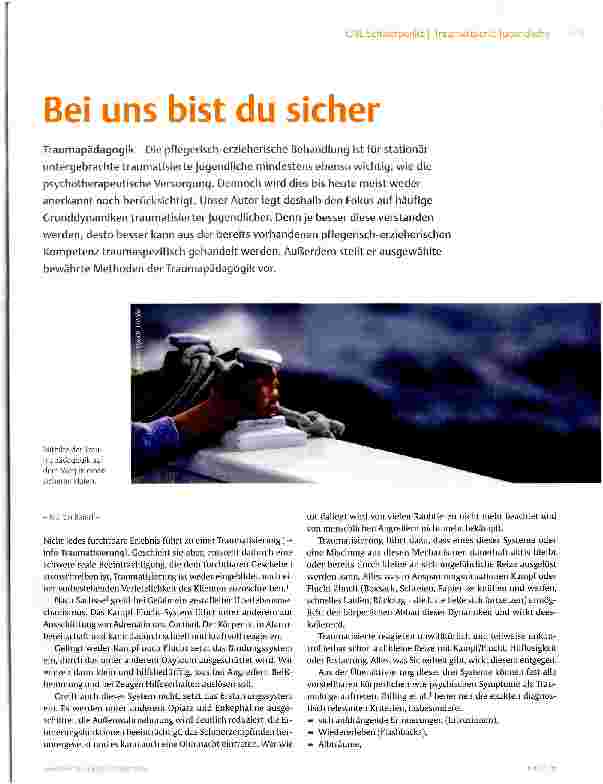Vorschauseite 1: Bei uns bist du sicher