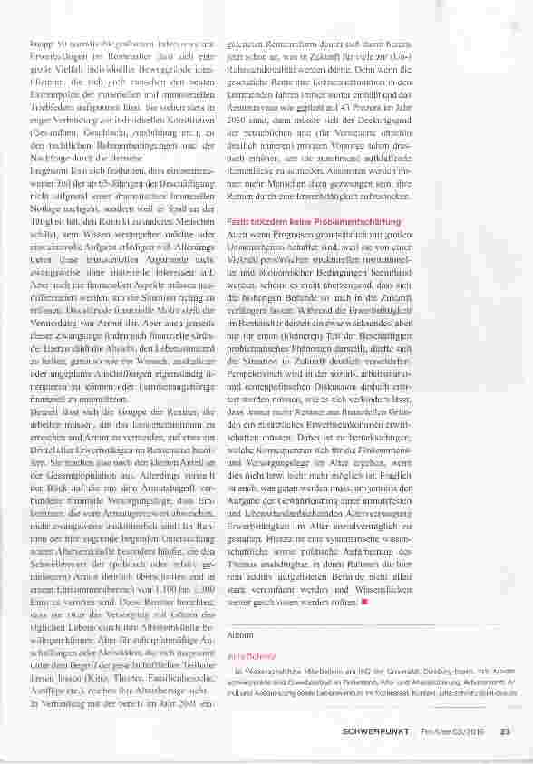 Vorschauseite 4: Arbeiten trotz Rentenalter