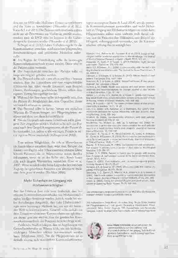 Vorschauseite 4: Mit Hörbeeinträchtigten kommunizieren