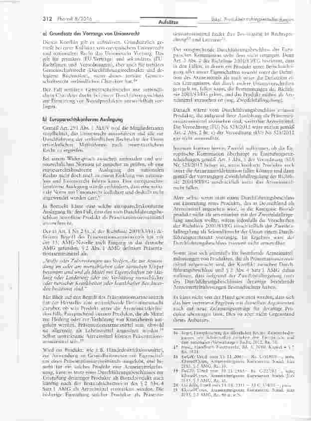 Vorschauseite 4: Produkteinstufungsentscheidungen der Europäischen Kommission Auswirkungen auf bestehende Arzneimittelzulassungen?