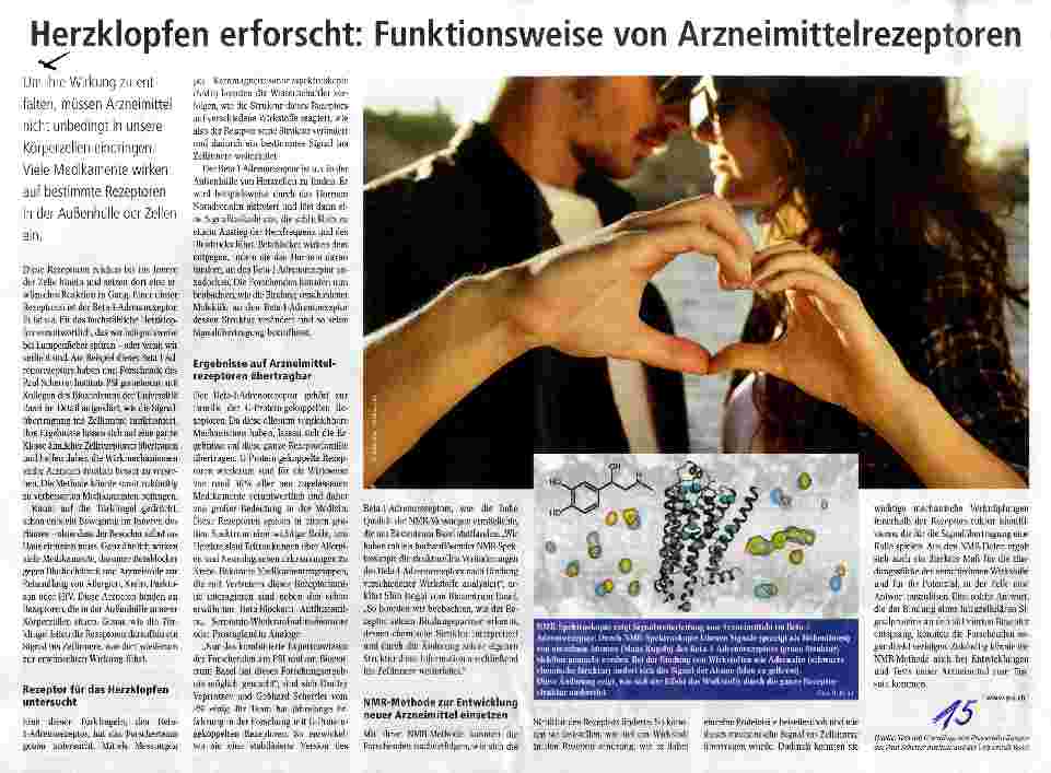 Vorschauseite 1: Herzklopfen erforscht: Funktionsweise von Arzneimittelrezeptoren