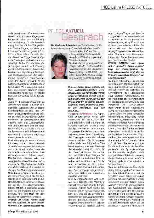 Vorschauseite 2: Ein Spiegel der Pflege
