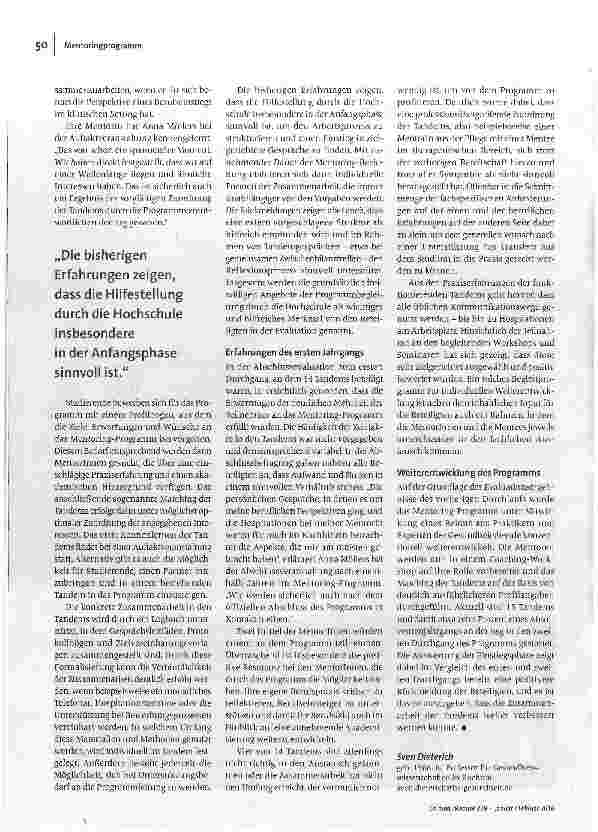 Vorschauseite 3: Eine wechselseitige Lernbeziehung