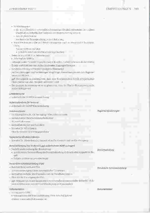 Vorschauseite 2: Empfehlung des Fachausschusses Hygiene, Bau und Technik Anforderungen für den Bau oder Umbau einer Aufbereitungseinheit für Medizinprodukte (AEMP) Teil 5 Raumausstattung und Einri…