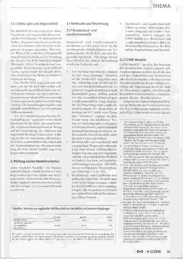 Vorschauseite 5: Weiterentwicklung des RSA um eine Regionalkomponente