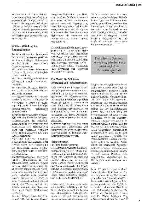 Vorschauseite 2: Gemeinsam gegen den Schmerz
